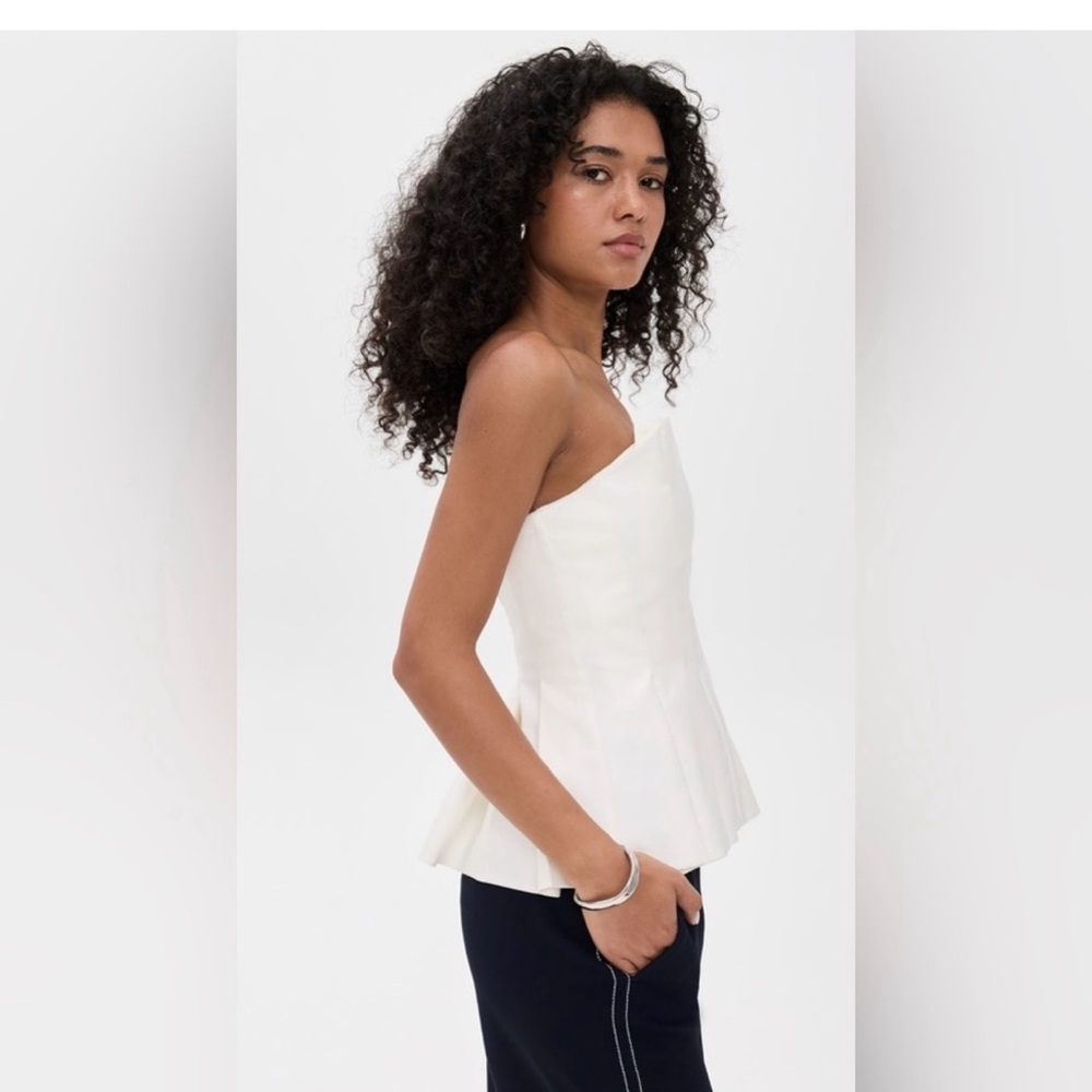 NWT Reformation Ashlyn Strapless Top - Picture 2 of 9